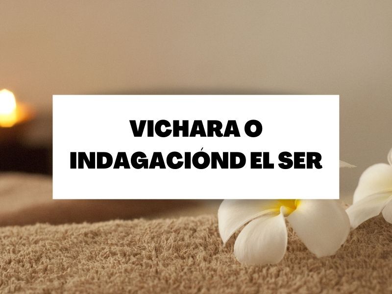 Descubre que es vichara o la indagación del ser
